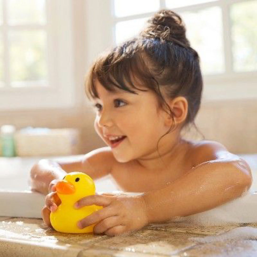 Clean ingredients for carefree bath time fun.